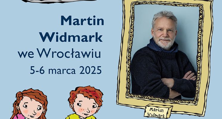 Plakat Jak pisać i co robić, by dzieci czytały? Opowie Martin Widmark autor serii o Lassem i Mai