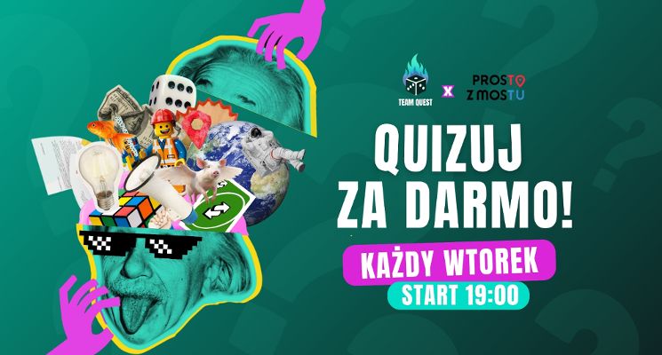 Plakat Quiz z wiedzy ogólnej w Prosto z Mostu