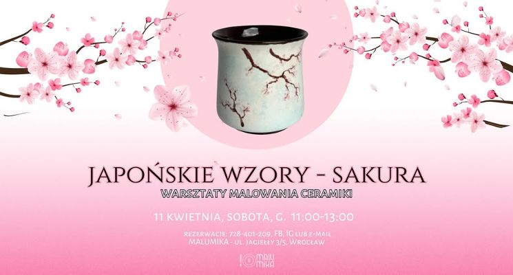 Plakat Japońskie wzory - Sakura