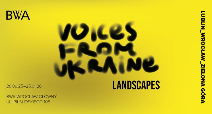 Plakat Voices from Ukraine. Landscapes – wystawa