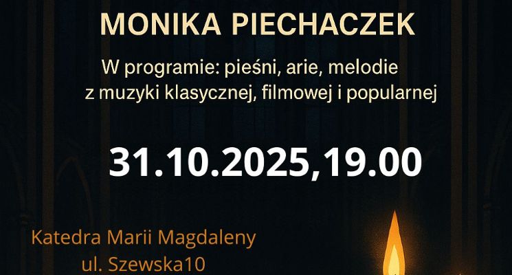 Plakat Kołysanka dla duszy – koncert w blasku świec