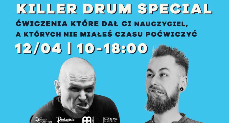 Plakat Killer Drum Special [warsztaty perkusyjne]