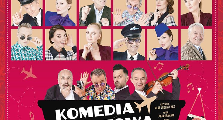 Plakat Spektakl "Komedia odlotowa, czyli lumbago"
