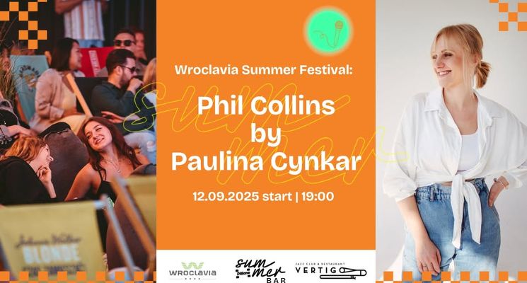 Plakat Phil Collins by Paulina Cynkar [Wroclavia Summer Festival]