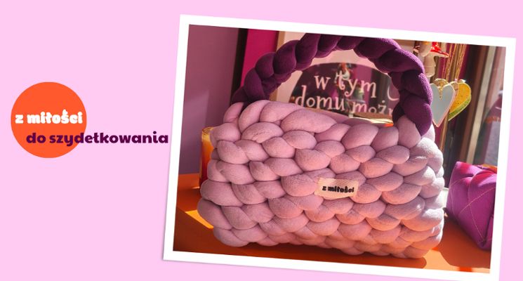 Plakat Szydełkowanie palcami: Stwórz modną torebkę