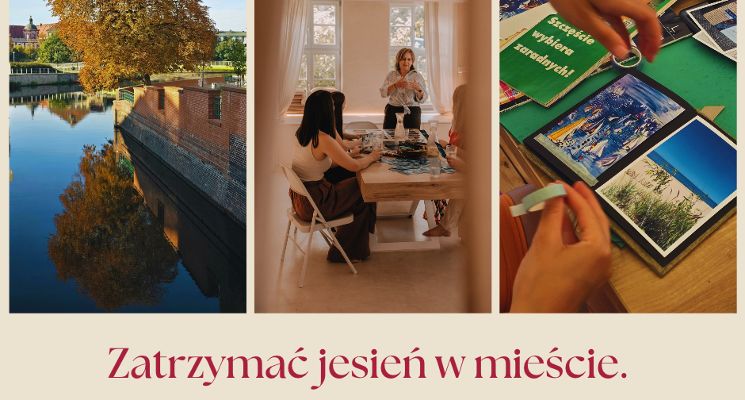 Plakat Zatrzymać jesień w mieście. Spacer fotograficzny i warsztat z fotografią.