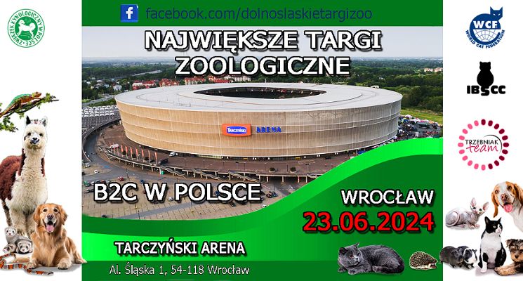 Plakat Dolnośląskie Targi Zoologiczne ,, Animal Wroclove''
