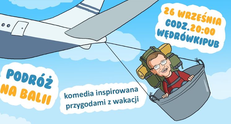 Plakat Podróż na balii - komedia improwizowana