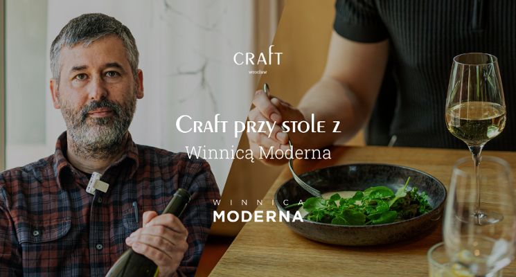 Plakat Degustacja: Craft przy stole z Winnicą Moderna