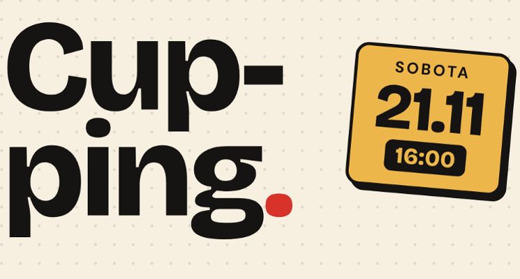 Plakat Cupping Coffee Mates x Serce Kawy