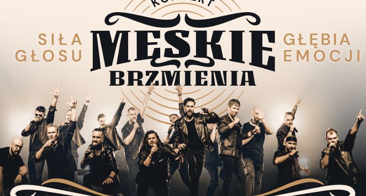 Plakat Koncert Męskie Brzmienia