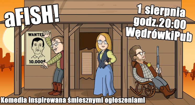Plakat Afish [komedia improwizowana]