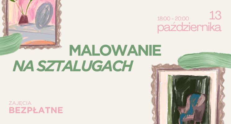 Plakat Malowanie dla małych i dużych