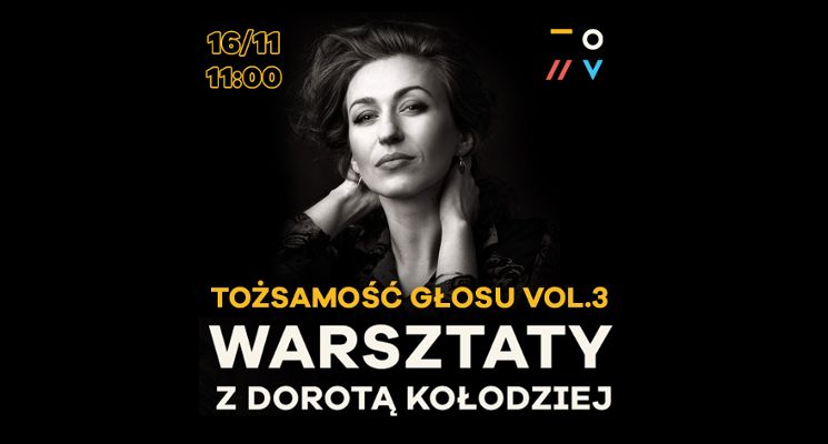 Plakat Warsztaty wokalne z Dorotą Kołodziej