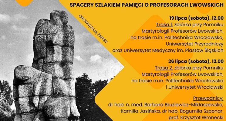 Plakat Wrocławskie Dni Pamięci o Profesorach Lwowskich