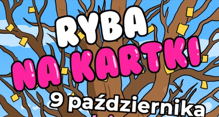 Plakat Ryba na kartki – komedia improwizowana