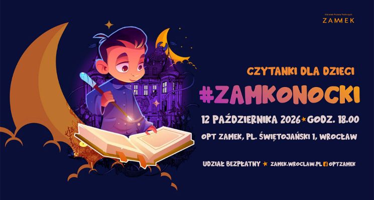 Plakat Bajki w Zamku, czyli Zamkonocki [cykl spotkań dla dzieci]