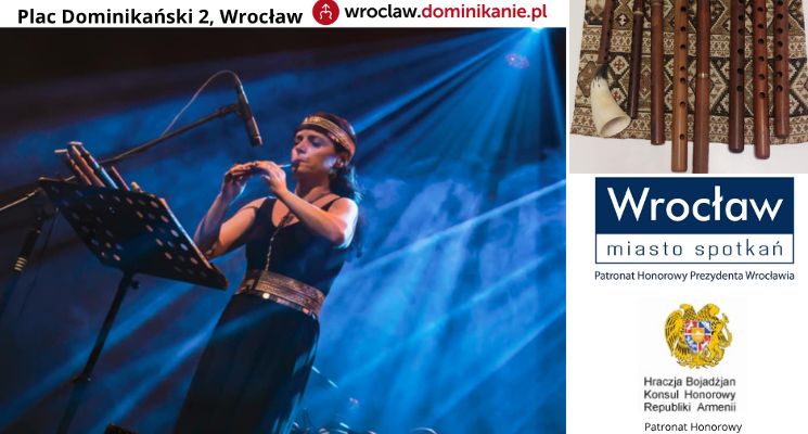 Plakat Ormiańskie instrumenty dęte – koncert oraz prelekcja Nelli Martirosyan