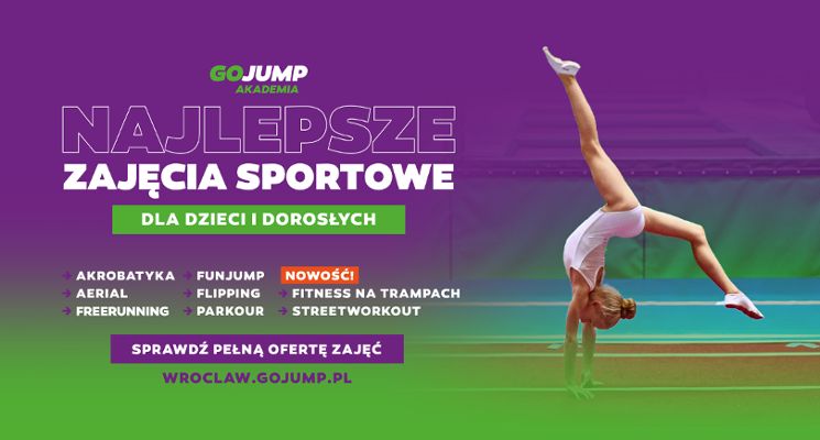 Plakat Ruszyły zapisy na zajęcia sportowe Akademii GOjump!