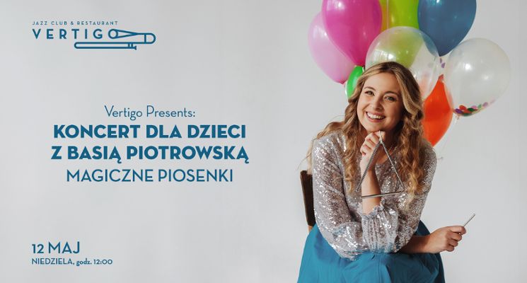 Plakat Koncert dla dzieci z Basią Piotrowską - Magiczne Piosenki