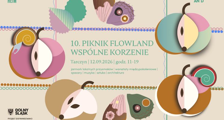 Plakat 10. Piknik FLOWLAND WSPÓLNE KORZENIE