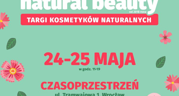 Plakat Targi Kosmetyków Naturalnych-prezenty na Dzień Matki