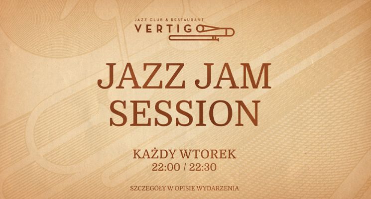 Plakat Jazz Jam Session - DARMOWE WYDARZENIE