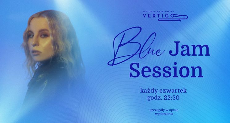 Plakat Blue Jam Session – darmowe wejście