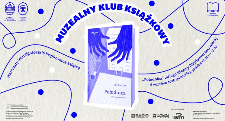 Plakat Warsztaty introligatorskie inspirowane książką „Południca” Jiřiego Březiny | Muzealny Klub Książkowy