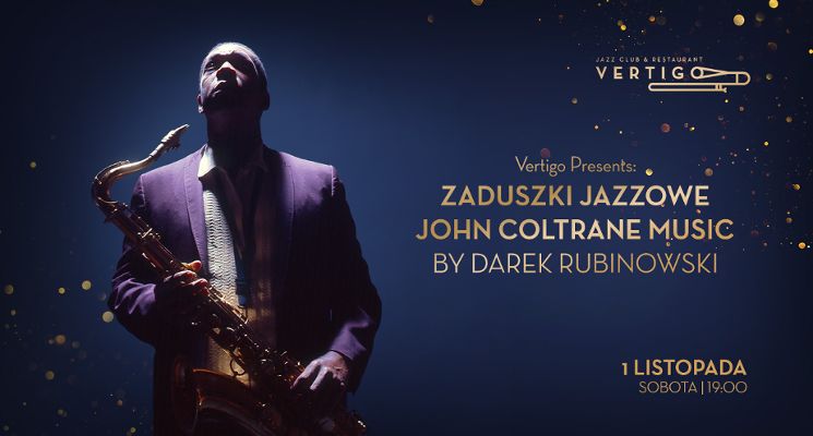 Plakat Zaduszki Jazzowe: John Coltrane Music by Darek Rubinowski