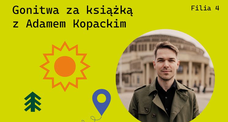 Plakat Gonitwa za książką