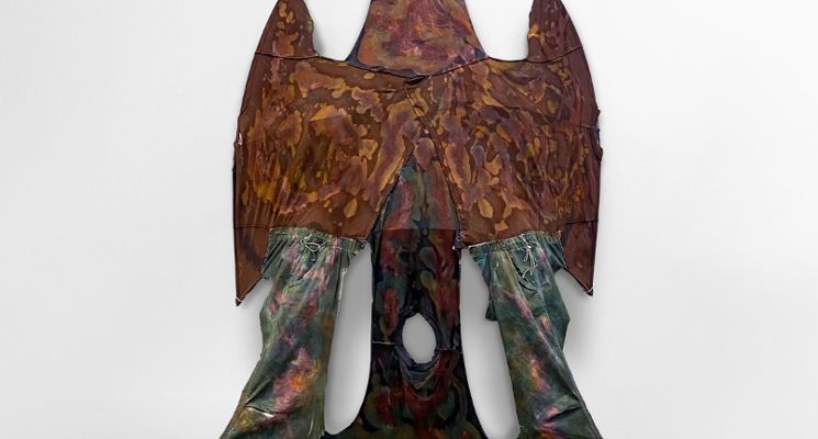 Plakat Wystawa ,,Unruhe/Niepokój'' (Krzyś Bykowski, Aliaksandr Danilkin, Iza Michniowska)