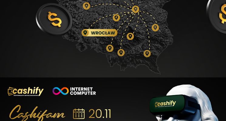 Plakat Cashifam Wrocław | Cashify x Internet Computer