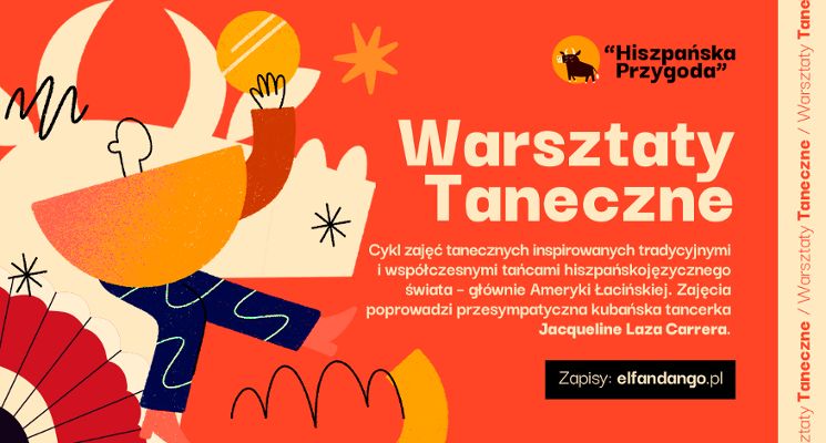 Plakat Hiszpańska Przygoda: Warsztaty Taneczne