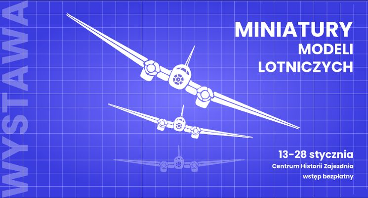 Plakat Wystawa miniatur modeli lotniczych