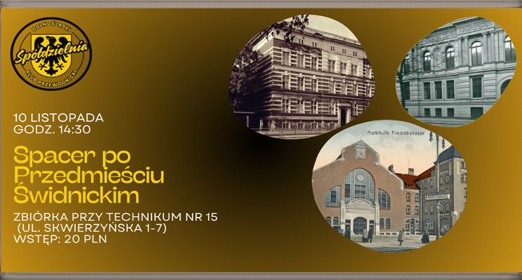 Plakat Spacer po Przedmieściu Świdnickim