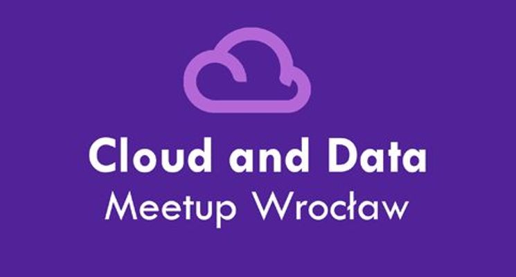 Plakat Konferencja Cloud and Data Meetup Wrocław #2