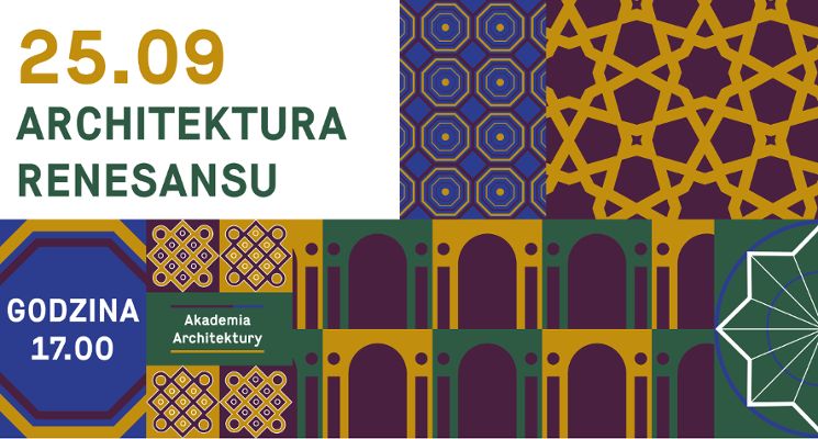 Plakat Akademia Architektury: Architektura renesansu