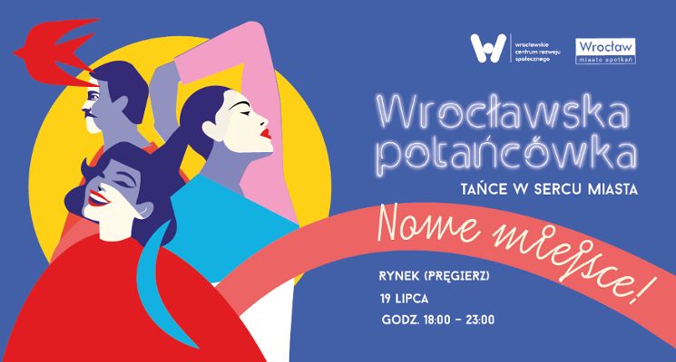 Plakat Wrocławska potańcówka – tańce w sercu miasta