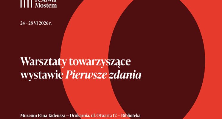 Plakat Warsztaty Kaligrafii Średniowiecznej na papierze czerpanym
