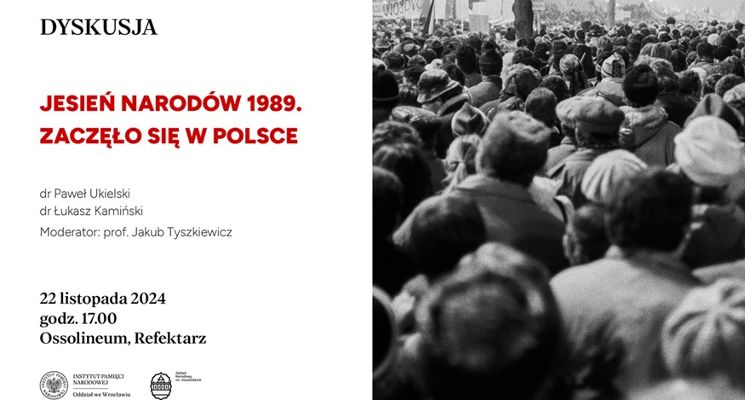 Plakat Jesień narodów 1989. Zaczęło się w Polsce [DYSKUSJA]