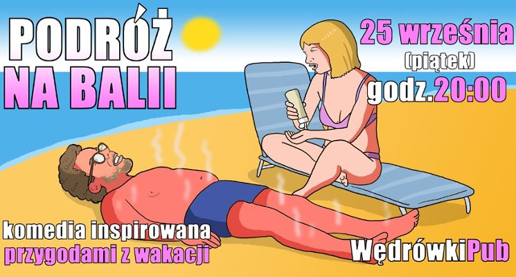 Plakat Podróż na balii - komedia improwizowana
