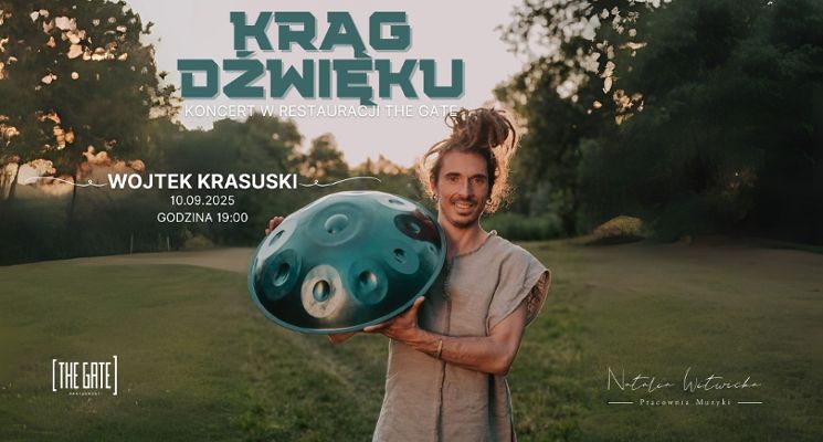 Plakat Krąg dźwięku – koncert handpanowy