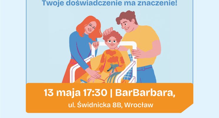 Plakat "Szpital oczami rodziców" debata i warsztaty dla rodziców