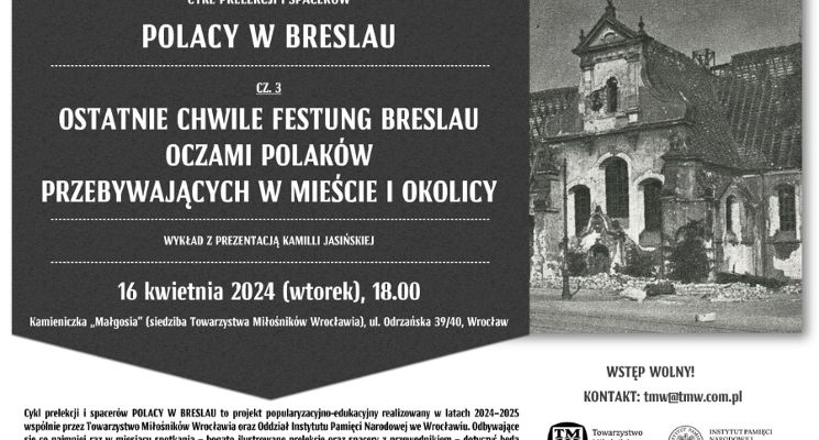 Plakat Ostatnie chwile Festung Breslau