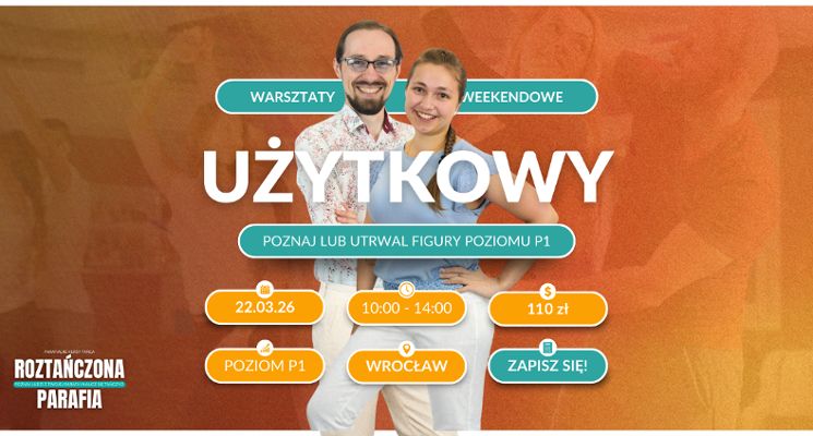Plakat Użytkowy P1 | warsztaty z Natalią i Adrianem