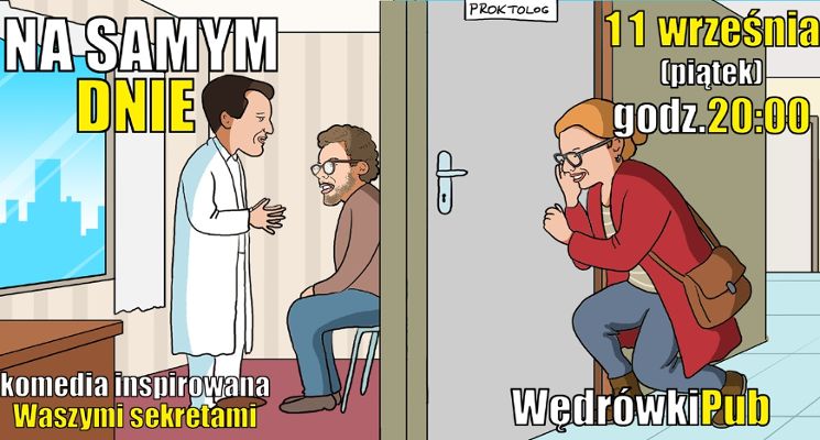 Plakat Na samym dnie - komedia improwizowana sekretami widzów