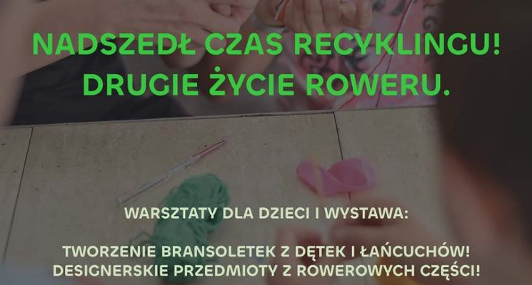 Plakat Warsztaty: Drugie życie roweru