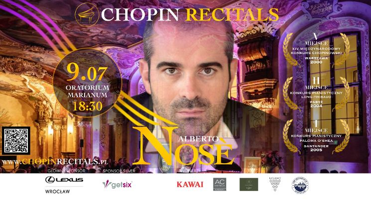 Plakat Alberto Nose - Chopin Recitals