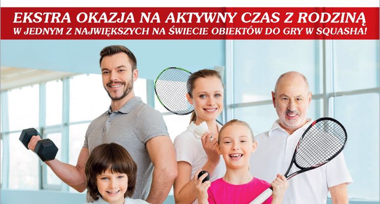 Plakat Festyn rodzina z Koroną na sportowo